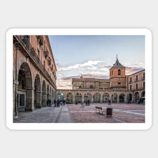 Mercado Chico Square in Avila Sticker